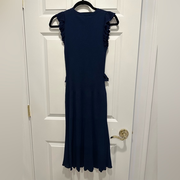 BCBGMaxazria - Ruffle Trimmed Knit Dress - Picture 4 of 5